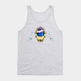 Blue Boat Crew Tank Top